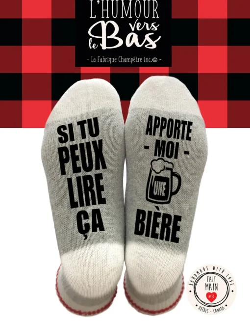 Bas de laine - Apporte-moi une bière par La Fabrique Champêtre