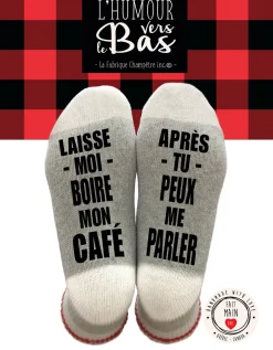 Bas de laine - Laisse-moi boire mon café par La Fabrique Champêtre