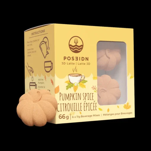 Boisson chaude 3D Latte à la citrouille épicée par Poseidn