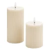 Bougie LED beige