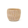 Cache-pot à motif beige
