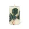 Chandelle à flamme sécuritaire à l'eucalyptus