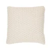 Coussin en tricot Basket ivoire