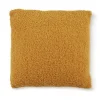 Coussin Sherpa ocre