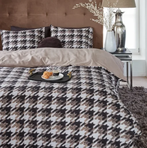 Housse de couette Pied de poule par Brunelli