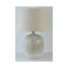 Lampe de table Ivoire et blanc