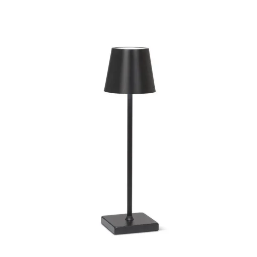 Lampe de table Led noire