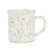 Tasse à motif moucheté bleu