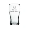 Verre à bière « T'es mon humain préféré » par La Maison du Bar