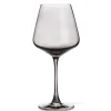 Verre à vin sur pied gris